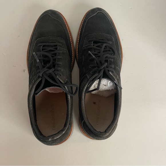 New Balance Classic Mens Suede Leather Oxford Shoes Black Size 10.5 - Picture 8 of 11
